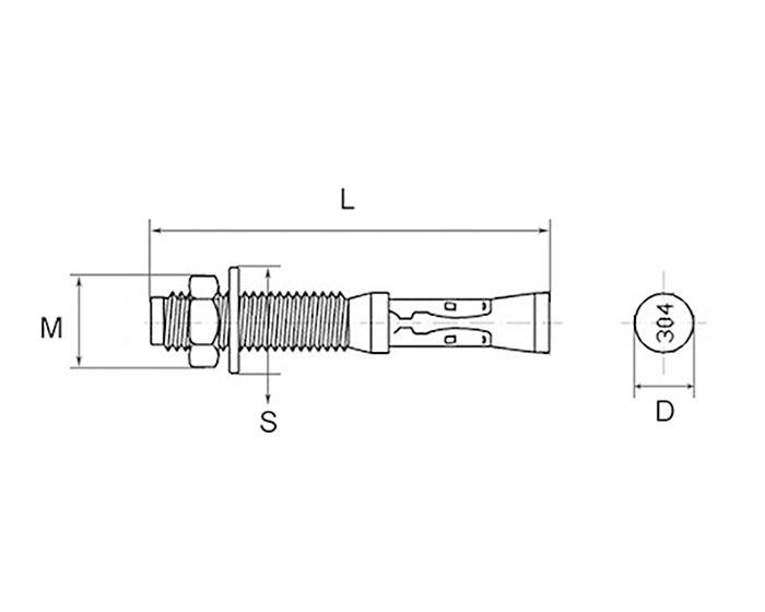 Grade 4.8 Grade 5.8 Wedge Anchor Zinc Plated02