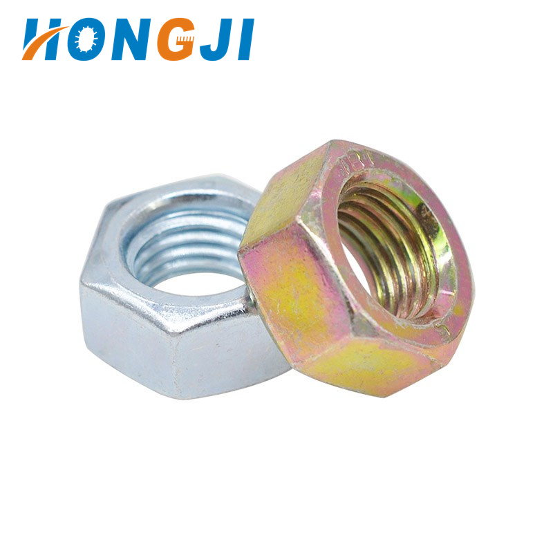 Hex Nut DIN934 Yellow Zinc Plated china factory price