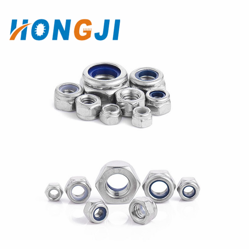 Stainless steel DIN985 Nylon lock nut M5 m6 m8 m10 m7 factory