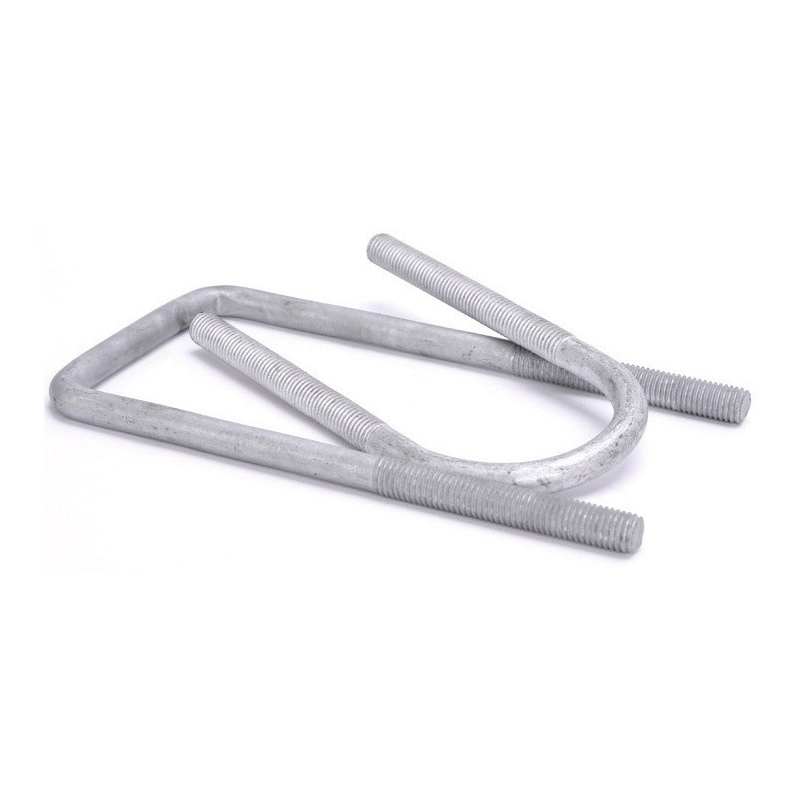M10 U-Bolt With Nuts And Washers U Shape Round Fasteners For 88.9mm (3" Inch