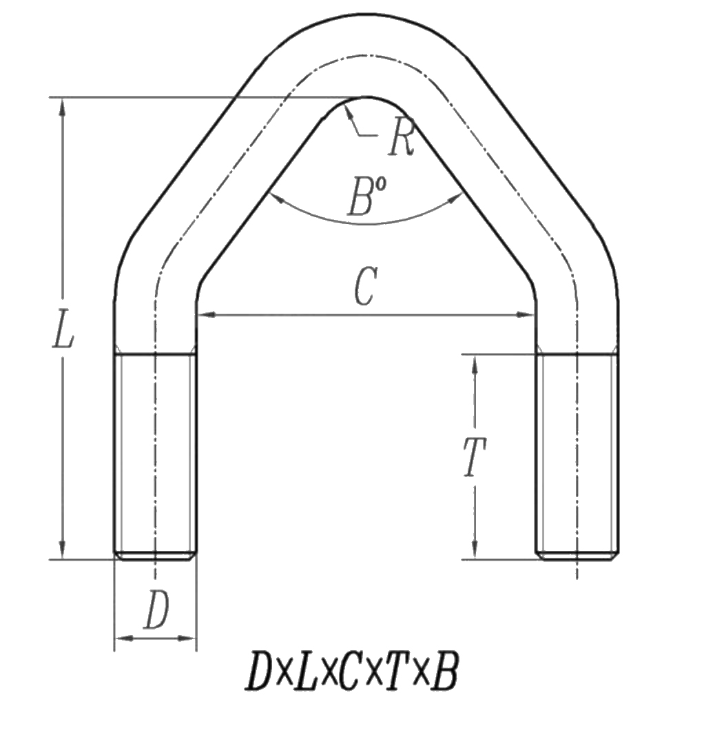 U Bolt Type V drawings